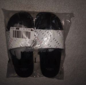 Victoria Sport slide-on sandals Large wide white